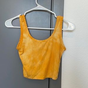 Shein yellow dye tank top